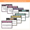 6 + 1 Traits of Writing Posters - Cutesy Composition Notebook English Decor - Miss Jacobs Little Learners