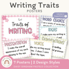 6 + 1 Traits of Writing Posters - Daisy Gingham Pastels - Miss Jacobs Little Learners