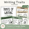 6 + 1 Traits of Writing Posters - Modern Botanical Theme - Miss Jacobs Little Learners