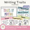 6 + 1 Traits of Writing Posters - Pastel Classroom Theme - Miss Jacobs Little Learners
