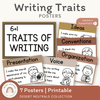 6+1 Traits of Writing Posters | BOHO VIBES | Desert Neutrals Decor | Editable - Miss Jacobs Little Learners