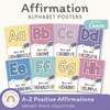 Affirmation Alphabet Posters - Dreamy Space Theme Classroom Decor - Miss Jacobs Little Learners