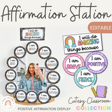  Cutesy Classroom Affirmation Station - Miss Jacobs Little Learners