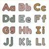 Alphabet Letter Formation -  Boho Neutrals Classroom Decor  - MJLL