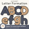 Alphabet Letter Formation -  Boho Plants Classroom Decor  - MJLL