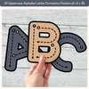 Alphabet Letter Formation -  Boho Plants Classroom Decor  - MJLL