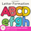 Alphabet Letter Formation Posters - Bright Classroom Decor - Miss Jacobs Little Learners