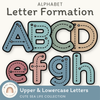 Alphabet Letter Formation Posters - Cute Sea Life Classroom Decor - Miss Jacobs Little Learners