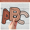 Alphabet Letter Formation Posters - Desert Neutrals Classroom Decor - Miss Jacobs Little Learners