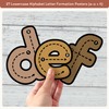 Alphabet Letter Formation Posters - Desert Neutrals Classroom Decor - Miss Jacobs Little Learners
