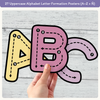 Alphabet Letter Formation Posters - Dreamy Space Classroom Decor - Miss Jacobs Little Learners