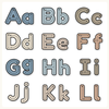 Alphabet Letter Formation Posters - Modern Ocean Classroom Decor - Miss Jacobs Little Learners