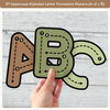 Alphabet Letter Formation Posters - Woodland Classroom Decor - Miss Jacobs Little Learners
