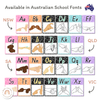 Cutesy Classroom Decor - Alphabet Posters Bundle - A-Z Alphabet, ASL, and Auslan Alphabet Posters - Miss Jacobs Little Learners