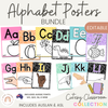 Cutesy Classroom Decor - Alphabet Posters Bundle - A-Z Alphabet, ASL, and Auslan Alphabet Posters - Miss Jacobs Little Learners