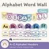 Alphabet Word Wall - Dreamy Space Theme Classroom Decor - Miss Jacobs Little Learners