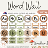 Alphabet Word Wall - Woodland Theme Classroom Decor - Miss Jacobs Little Learners