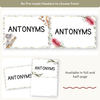 Antonym Posters - Australiana English Decor - Miss Jacobs Little Learners