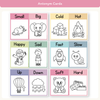 Antonym Posters - Daisy Gingham Pastel English Decor - Miss Jacobs Little Learners