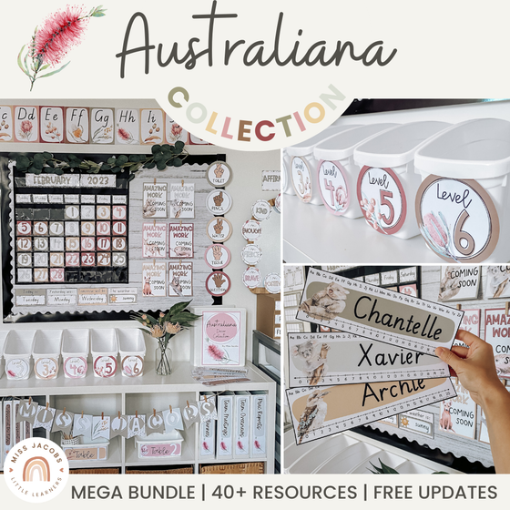 Australiana Classroom Decor Bundle - Miss Jacobs Little Learners