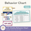 Behavior Clip Chart - Dreamy Space Classroom Decor - Miss Jacobs Little Learners
