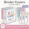 Binder Covers and Spine Labels - Spotty Pastel Classroom Decor - Miss Jacobs Little Learners