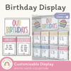 Birthday Display - Spotty Pastel Classroom Decor - Miss Jacobs Little Learners