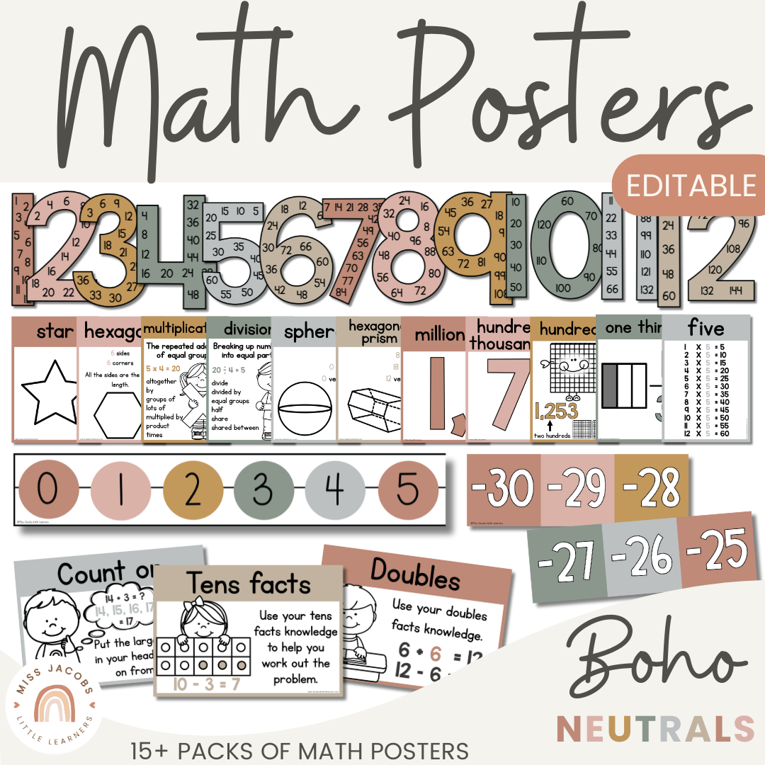 Simply Boho Classroom Collection - Miss Jacobs Little Learners - Miss ...