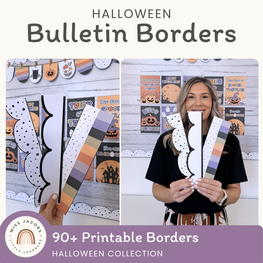 Halloween Bulletin Board Borders