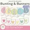 Bunting & Banners - Bulletin Board Letters - Spotty Pastel - Miss Jacobs Little Learners