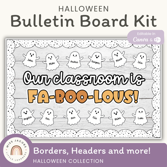Halloween Bulletin Board Kit | Ghost Display