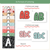 Christmas Bulletin Board Letters - Composition Notebook - Miss Jacobs Little Learners
