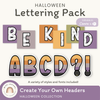 Halloween Bulletin Board Letters - Miss Jacobs Little Learners