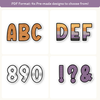 Halloween Bulletin Board Letters - Miss Jacobs Little Learners