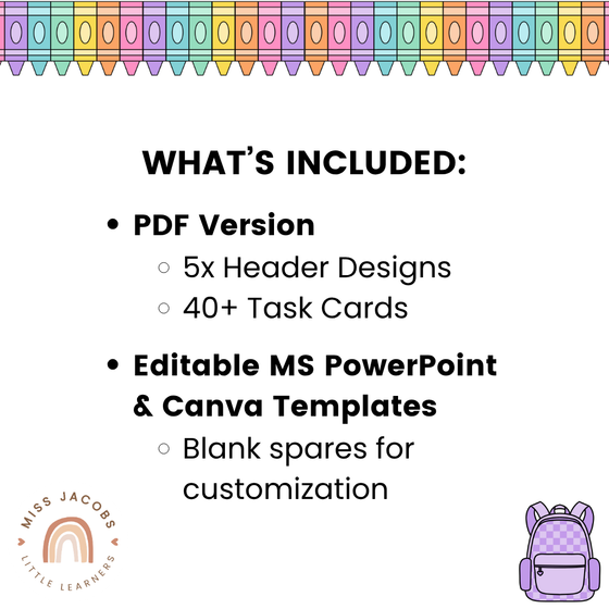 Classroom Job Chart - Cutesy Classroom Decor - Miss Jacobs Little Learners