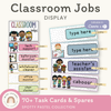 Classroom Job Chart - Spotty Pastel Decor - Miss Jacobs Little Learners