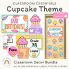 Cupcake Theme Classroom Essentials Decor Pack - Miss Jacobs Little Learners