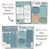 Cute Sea Life Classroom Newsletter Templates - Miss Jacobs Little Learners