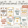 Motivational Classroom Posters | Growth Mindset Bulletin Board | Daisy Gingham | Editable - Miss Jacobs Little Learners