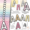 Bulletin Board Lettering Pack | Daisy Gingham Pastel Classroom Decor | Editable | Miss Jacobs Little Learners