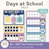 Days at School Tally Display - Dreamy Space Theme Classroom Decor - Miss Jacobs Little Learners