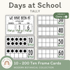 Days At School Tally Display - Modern Botanical Classroom Decor - Miss Jacobs Little Learners