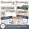 Decoding Reading Strategy Posters | Rustic BOHO PLANTS decor - Miss Jacobs Little Learners