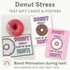 Testing Motivation Gift Card for Students: DO - NUT Stress - Miss Jacobs Little Learners