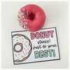 Testing Motivation Gift Card for Students: DO - NUT Stress - Miss Jacobs Little Learners
