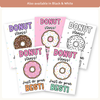 Testing Motivation Gift Card for Students: DO - NUT Stress - Miss Jacobs Little Learners