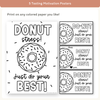 Testing Motivation Gift Card for Students: DO - NUT Stress - Miss Jacobs Little Learners