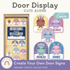 Door Display Cute Aliens - Dreamy Space Classroom Decor - Miss Jacobs Little Learners