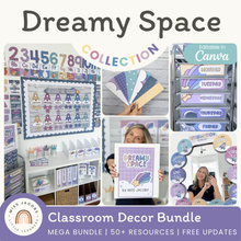  Dreamy Space Theme Classroom Decor Bundle - Miss Jacobs Little Learners