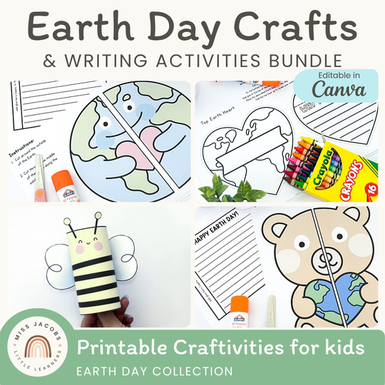 Earth Day Crafts & Writing Activities Bundle